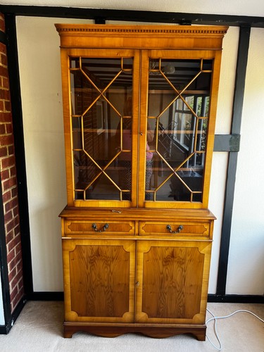 Reproduction yew tree - yew, bookcase