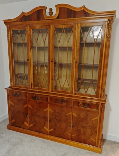 Yew library bookcase - library,