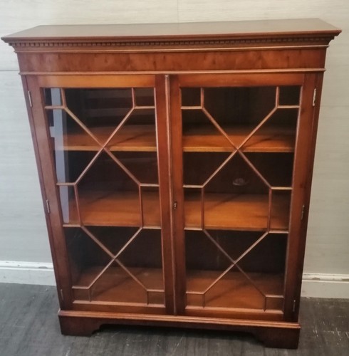 Lovely repro yew - lovely, glazed