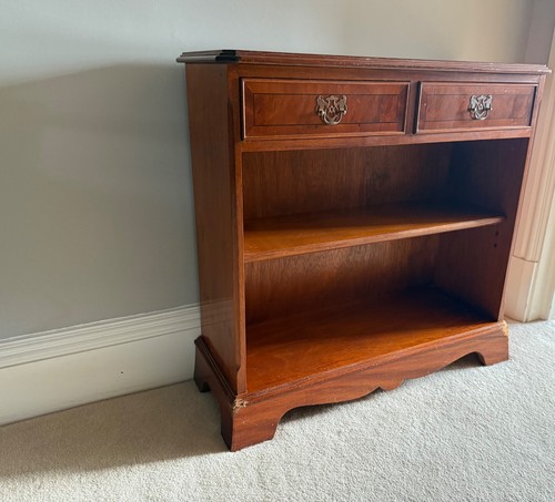 Beautiful yew vintage bookcase - beautiful,