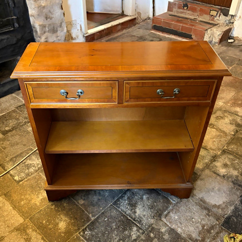 Yew wood veneer freestanding - yew,