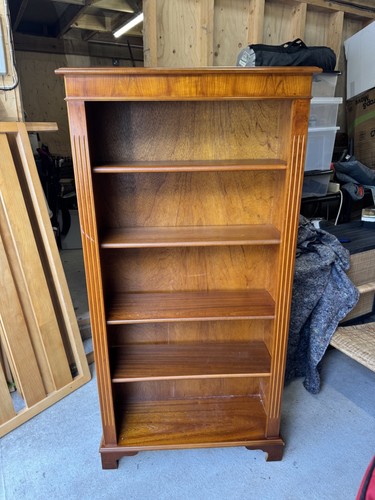 Old yew mahogany bookcase - yew/mahogany,